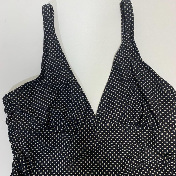 DKNY‎ Polka Dot One Piece Swimsuit Women 12 - Picture 5 of 6